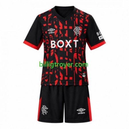 Billige Fotballdrakter Rangers Barn Tredjedraktsett 2026/27 Kortermet